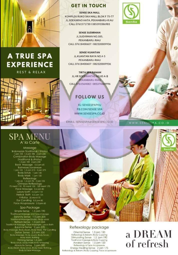 Sense Family Spa Pekanbaru : Terapi Ajaib untuk Melepas Penat