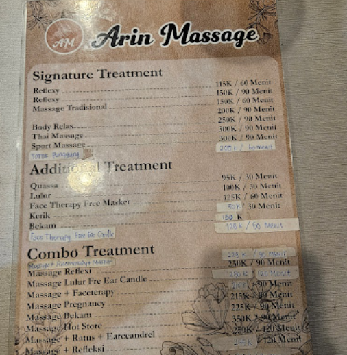 Arin Massage Bogor